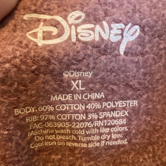 DISNEY Jungle Book Short Sleeve Sweatshirt sz XL  NWT - Picture 6 of 6